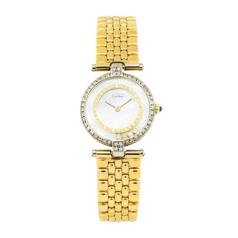 cartier watches diamond mens|cartier floating diamond watch.